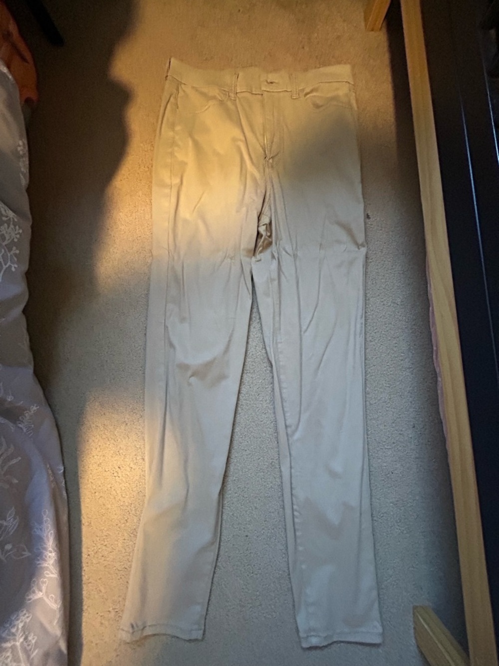 American eagle khaki super stretch jegging